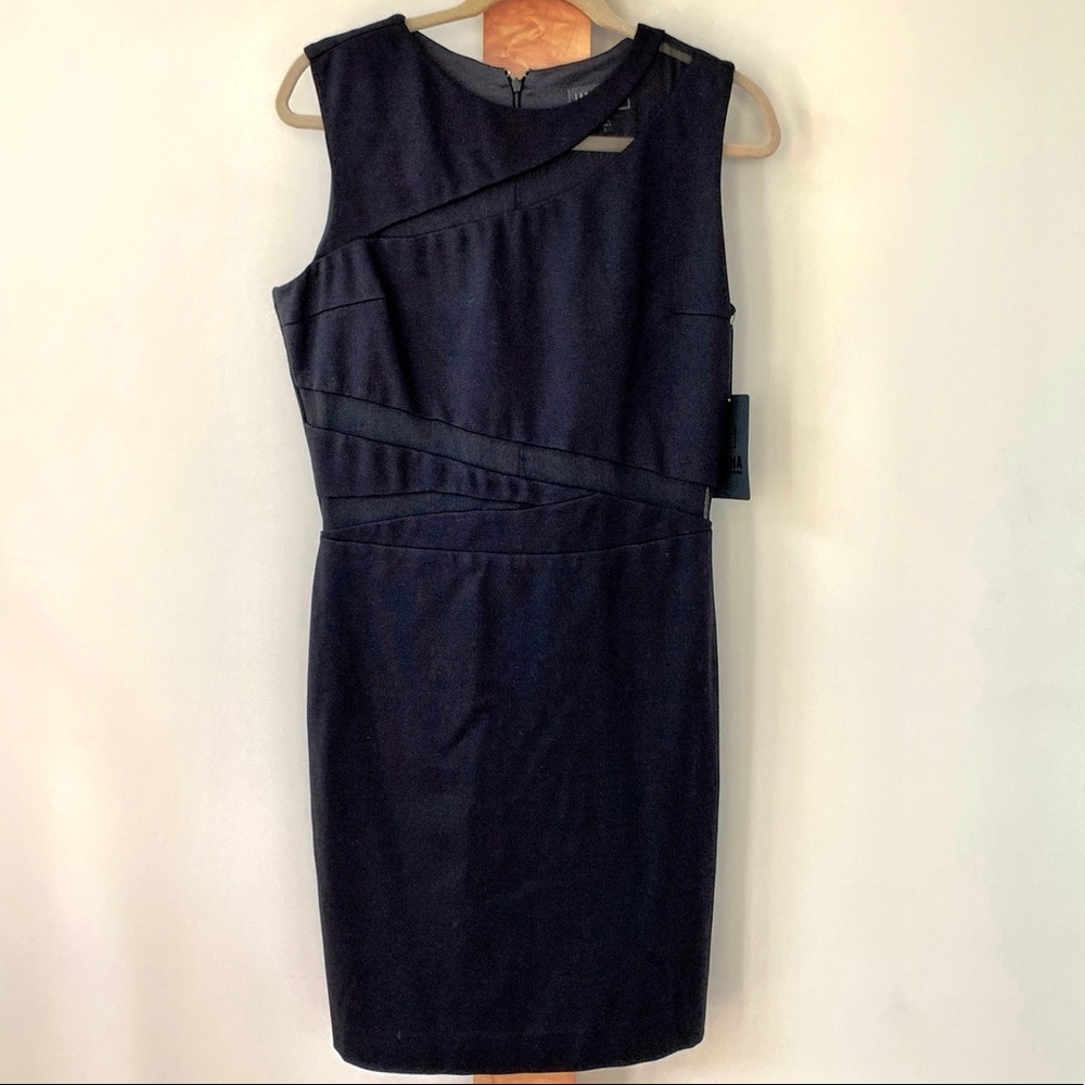 La Pina knit Little black dress NWT